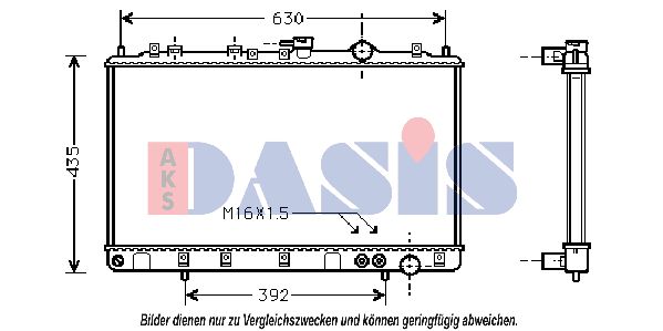 AKS DASIS Radiators, Motora dzesēšanas sistēma 560360N